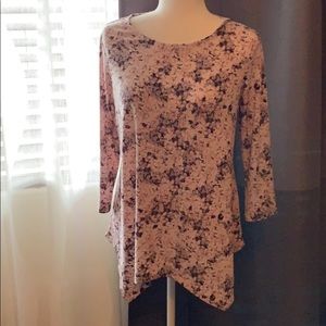 🌸 Elle Pink & Purple Flowers Shirt